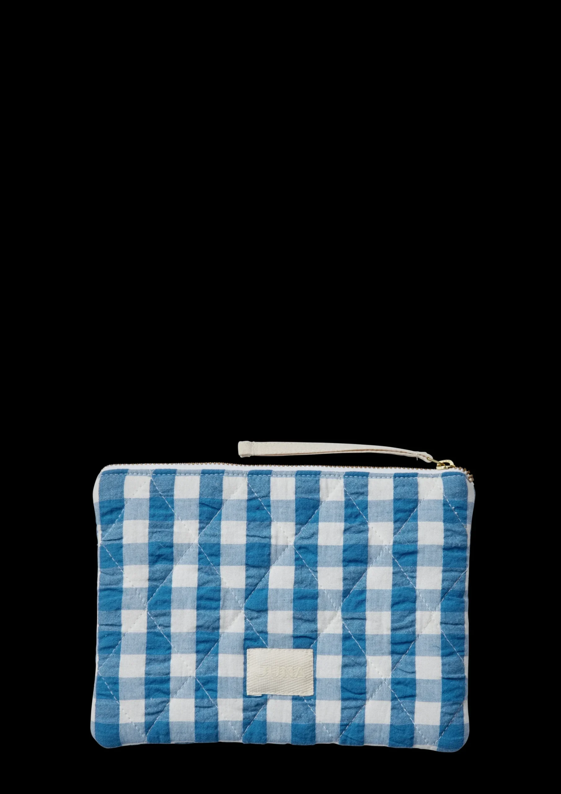 JUNA Bæk&Bølge Dalila Toiletbag 20x14 cm blå/birk | Køb her