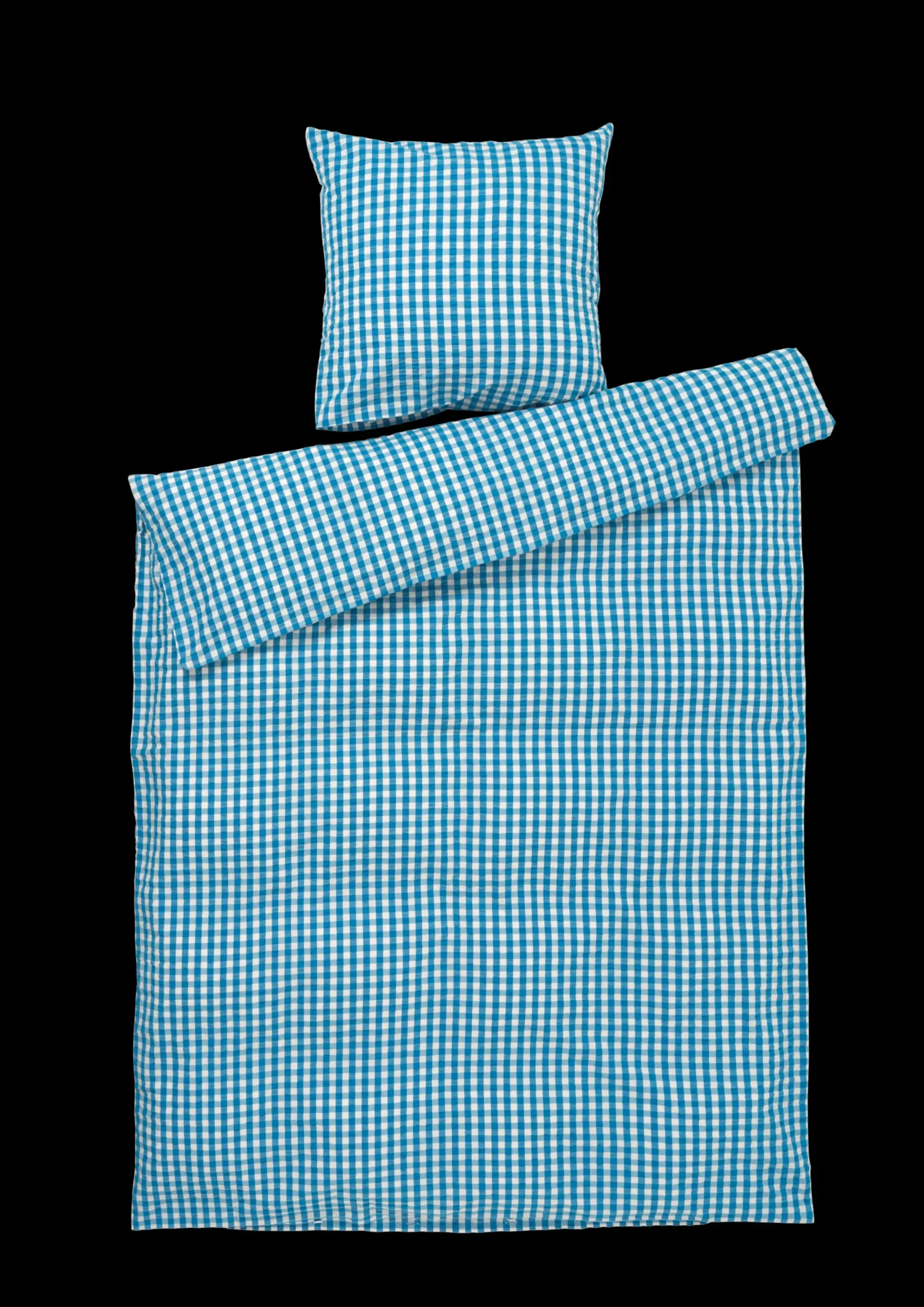 JUNA Bæk&Bølge Sengetøj 140x220 cm blå/birk DK - Køb her