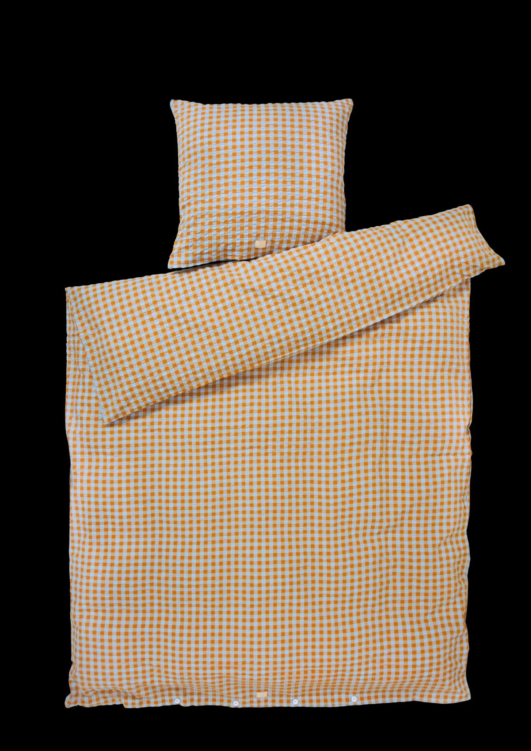 JUNA Bæk&Bølge Sengetøj 150x210 cm lys blå/sand SE | Køb her