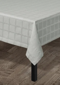JUNA Damaskdug 150x370 cm i grå fra serien Brick | Køb her