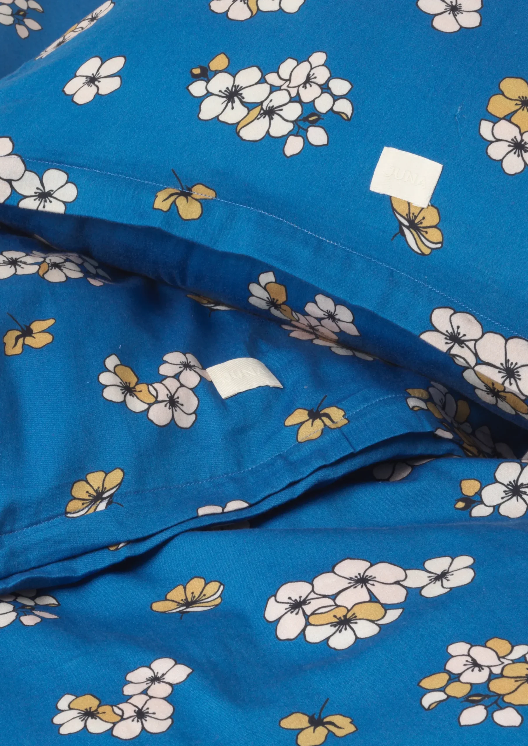JUNA Grand Pleasantly Sengetøj 200x220 cm blå DK | Køb her