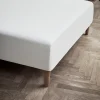 JUNA Percale Boxlagen 160x30x200 cm hvid | Køb her