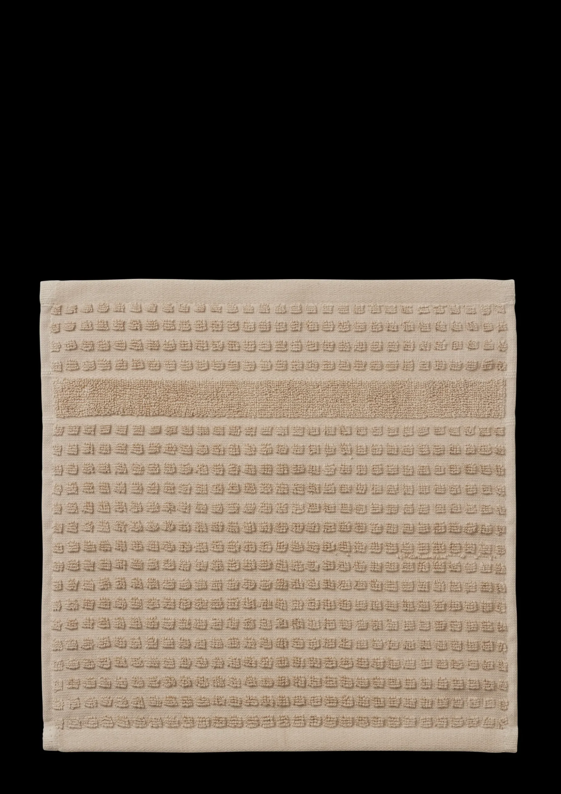 JUNA Vaskeklud 30x30 cm i sand fra serien Check | Køb her