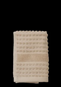 JUNA Vaskeklud 30x30 cm i sand fra serien Check | Køb her