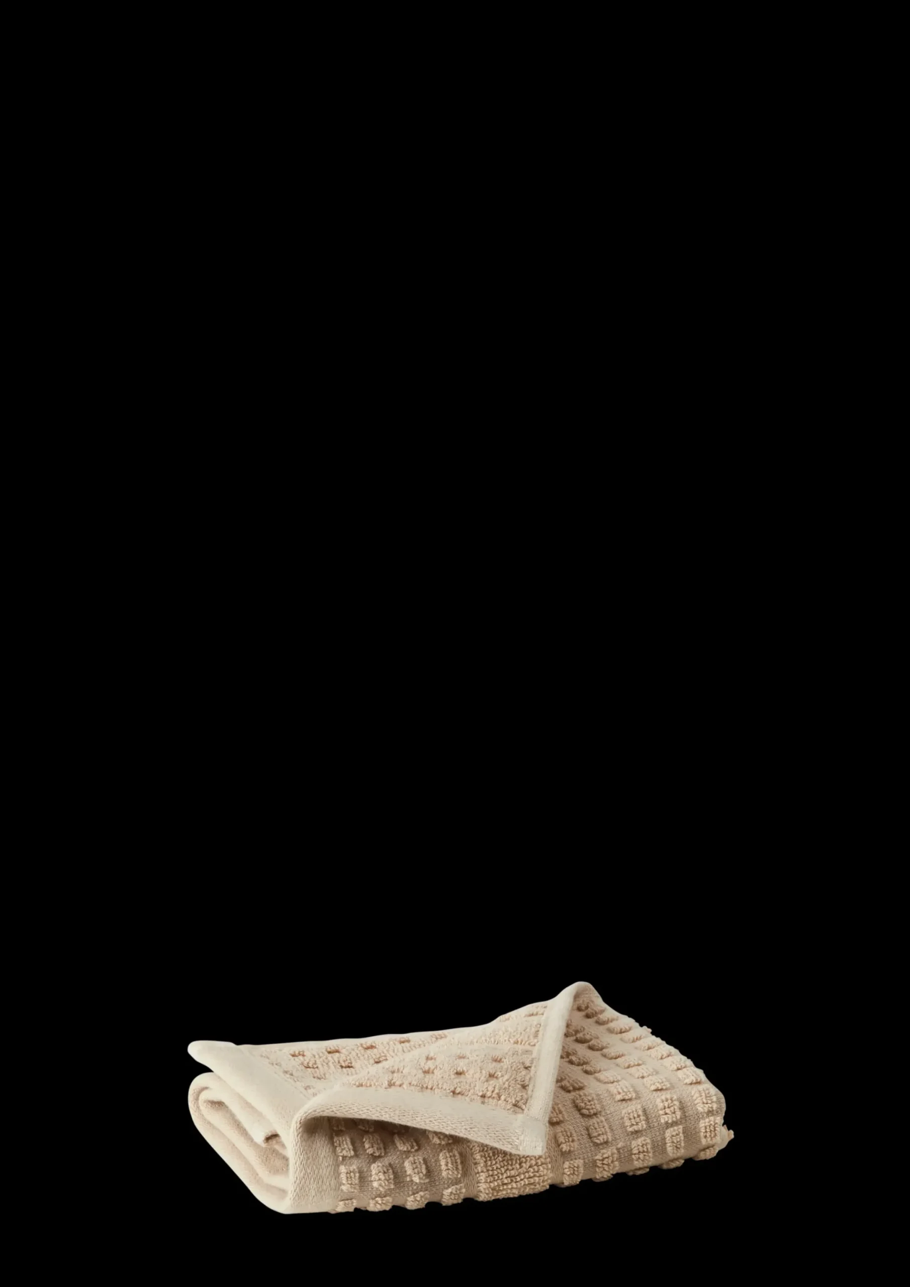 JUNA Vaskeklud 30x30 cm i sand fra serien Check | Køb her