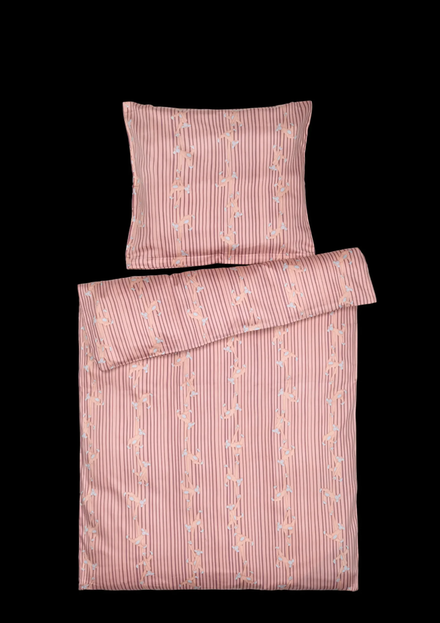 Kay Bojesen Sengetøj Abe junior 100x140cm DK rosa | Køb her