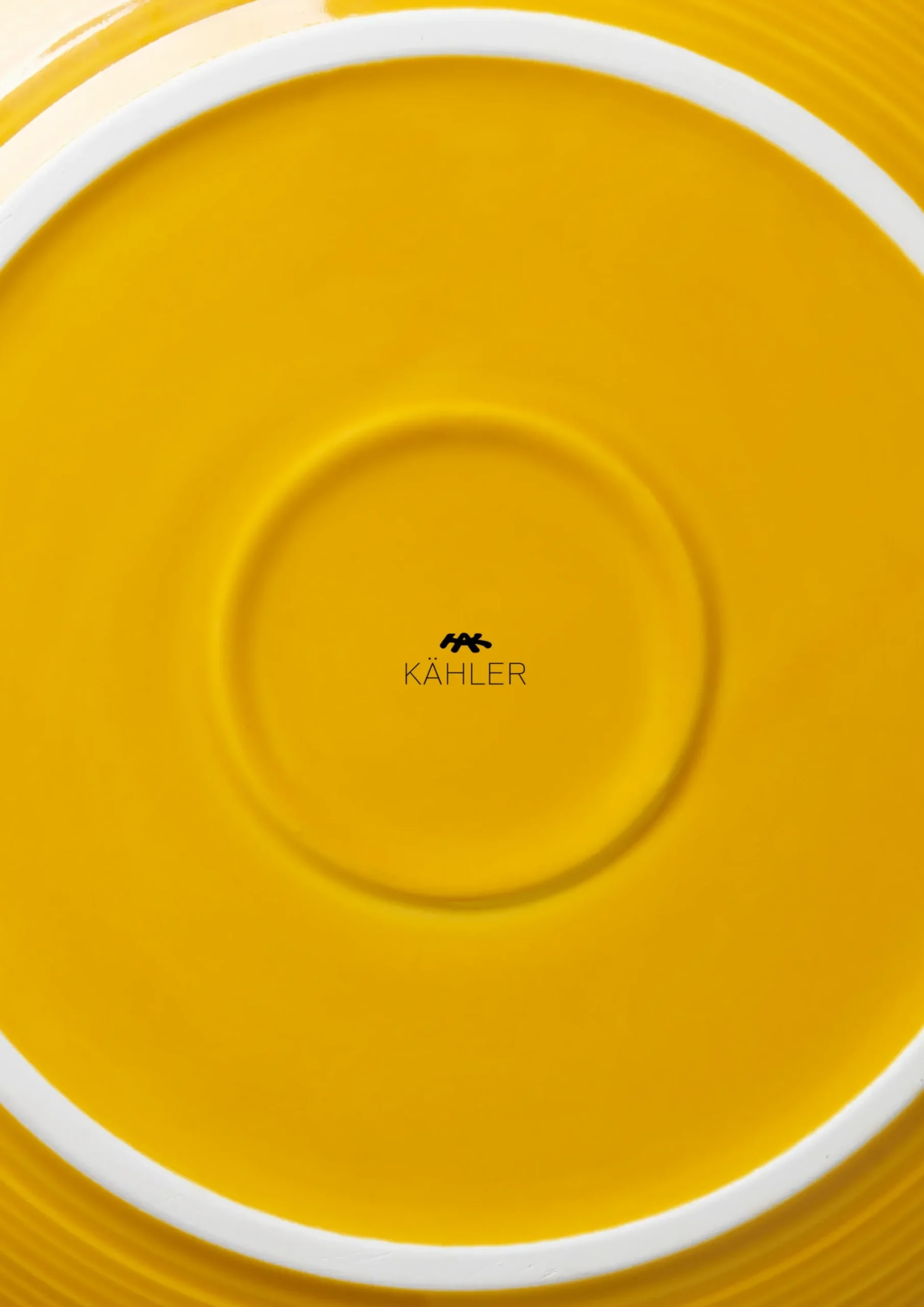 Kähler Colore Bordfad Ø34 cm saffron yellow | Køb her