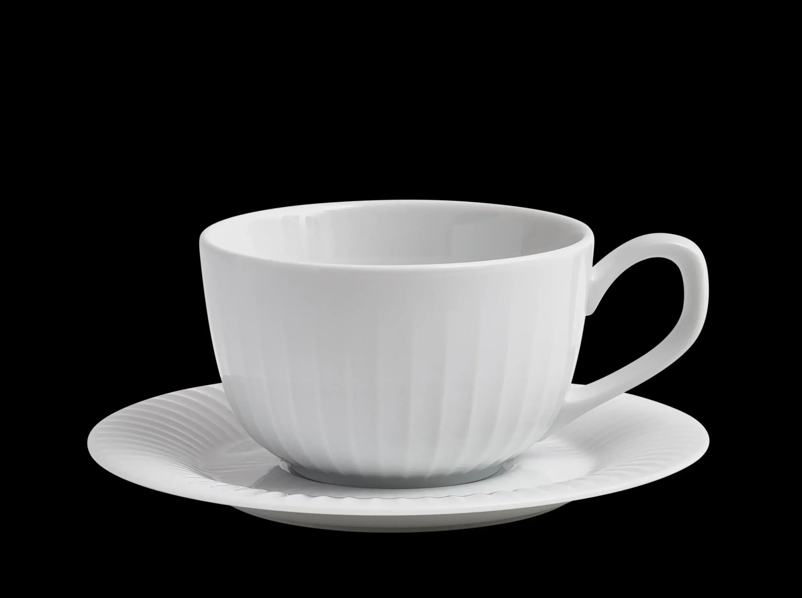 Kähler Hammershøi Kaffekop m. underkop 25 cl hvid | Køb her
