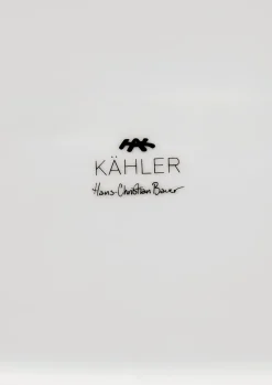 Kähler Ovnfast fad 39x29.5 cm i hvid fra serien Hammershøi