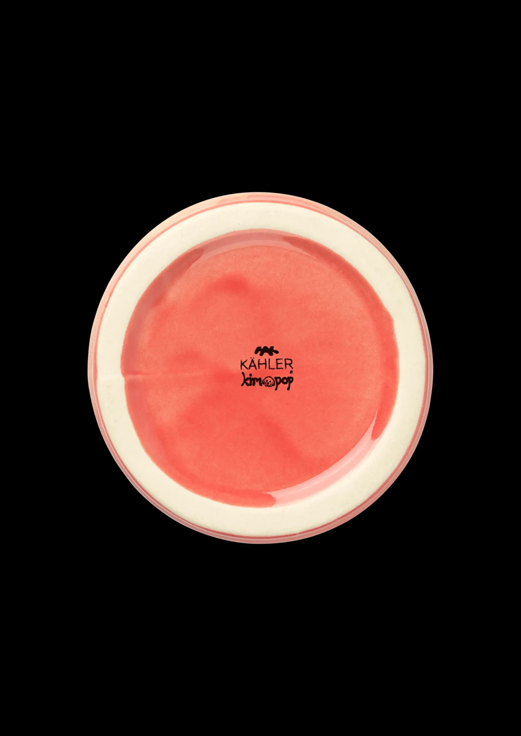 Kähler Poppery Krus 36 cl yellow/apple green/pink