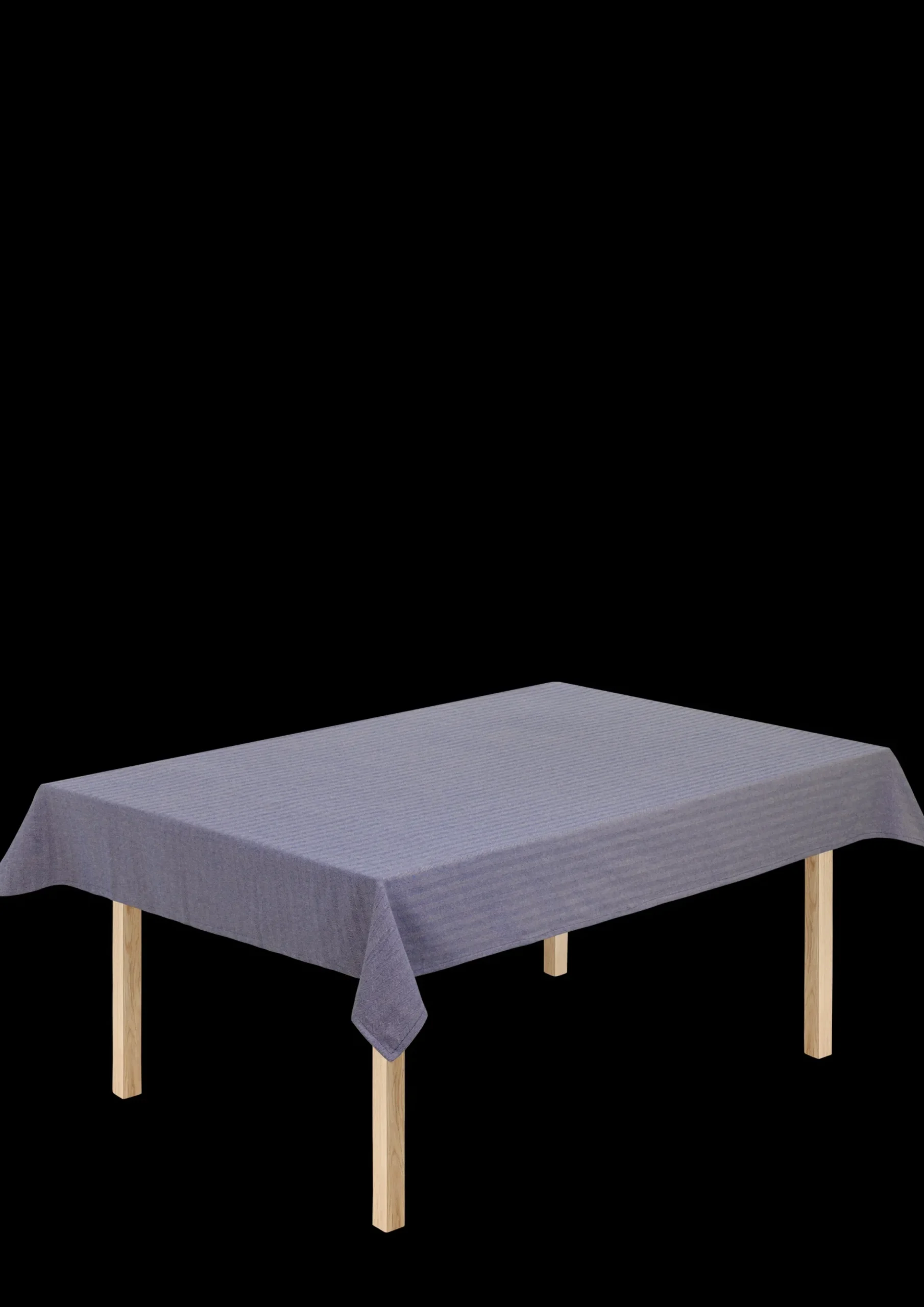 Lyngby Porcelæn Herringbone Dug 150x320 cm blå | Køb her