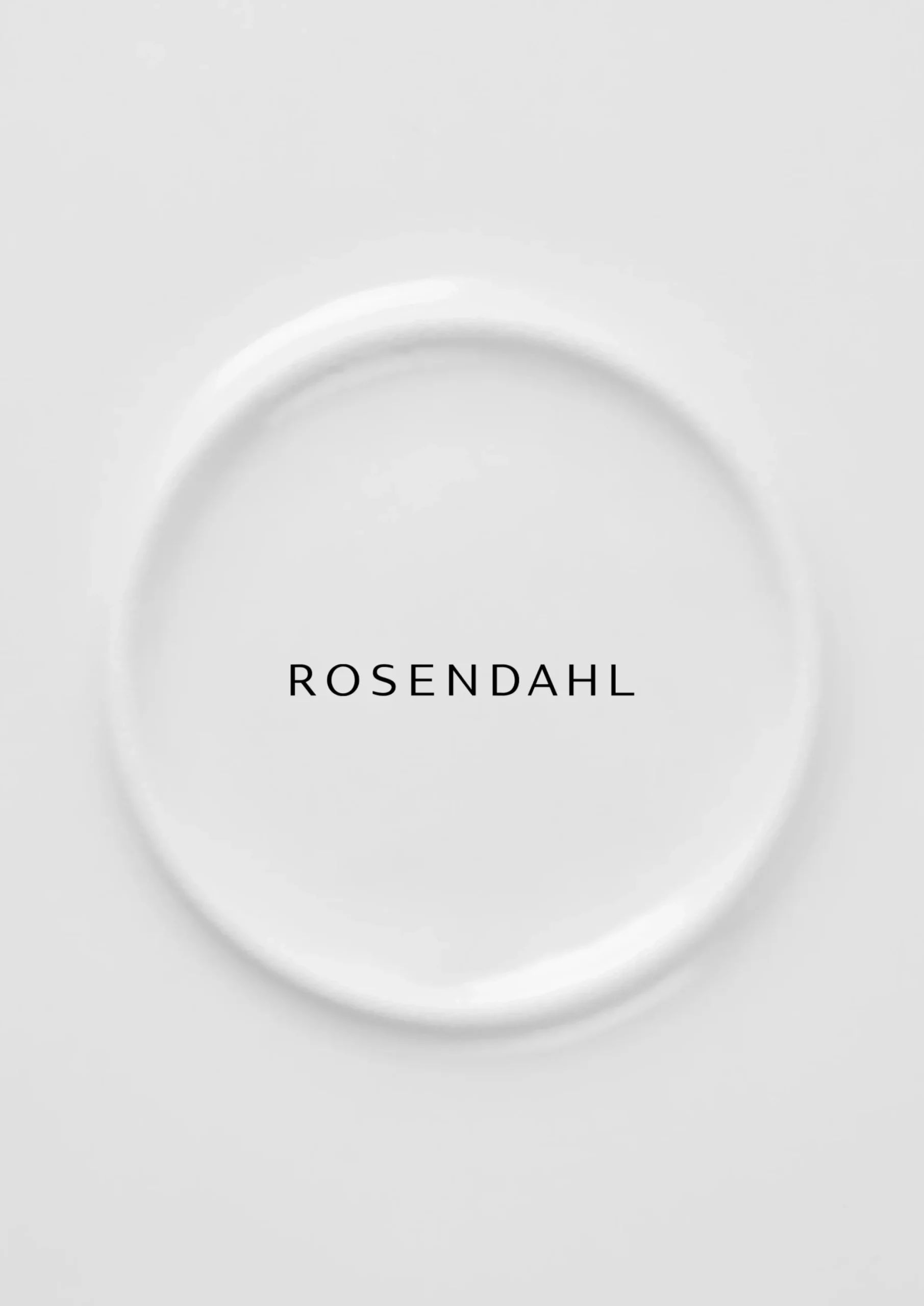 Rosendahl GC Cottage Tallerken Ø27 cm hvid m. deko | Køb nu