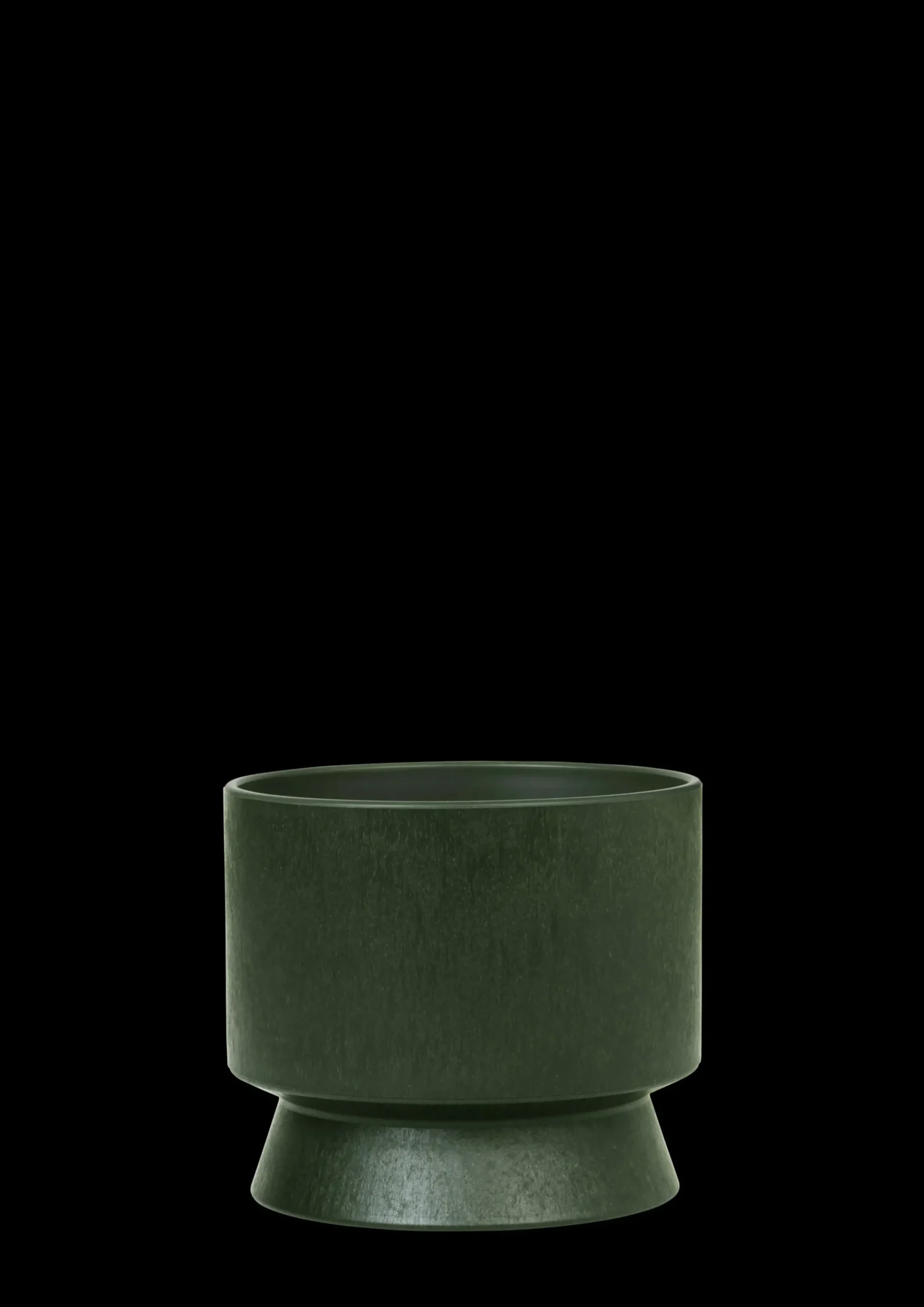 Rosendahl Recycled Urtepotteskjuler Ø12 cm mørk grøn
